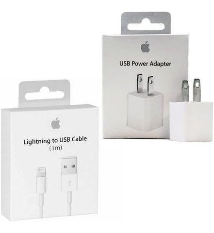 Cargador completo lighting iphone calidad original